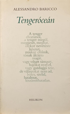 Alessandro Baricco - Tenger�ce�n