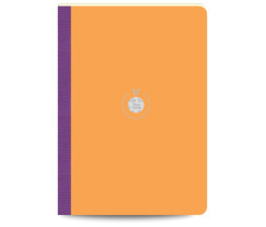 Flexbook Smartbook vonalas jegyzetf�zet � narancss�rga, 17 � 24 cm, v�szongerinc� kivitelben
