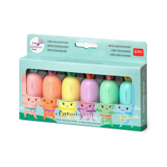 R�pa alak� mini sz�vegkiemel� (LEGAMI - STATIONERY - 6 sz�n/szett)