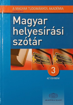 Magyar helyes�r�si sz�t�r - 3 az egyben!