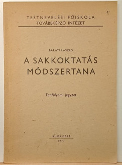 A sakkoktat�s m�dszertana