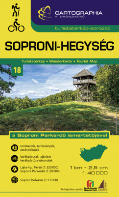 Soproni-hegység turistatérkép 1:40000