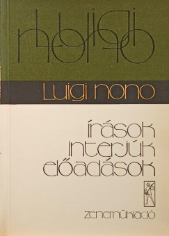 Luigi Nono - rsok - interjk - eladsok