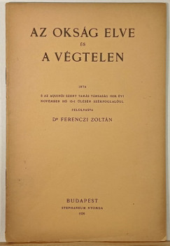 Az oksg elve s a vgtelen