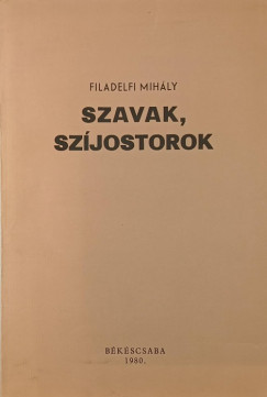 Szavak, szjostorok - szmozott