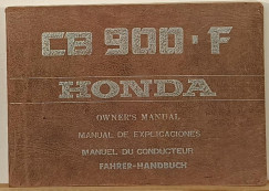 CB 900-F Honda Owner's Manual