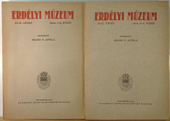 Erd�lyi M�zeum XLIX. k�tet 1944. 1-4. f�zet (teljes �vf.)