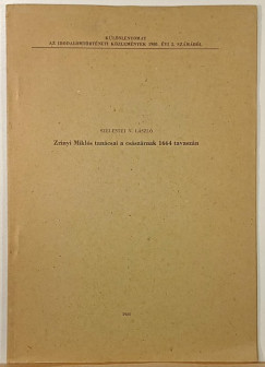 Zrnyi Mikls tancsai a csszrnak 1664 tavaszn