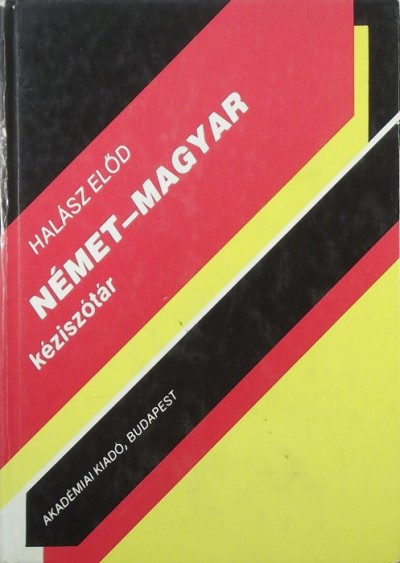 Halász Előd - Német-magyar kéziszótár