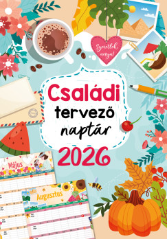Gawelda Regina Rka  (Szerk.) - Nagy Emese  (Szerk.) - Csaldi tervez falinaptr - 33x23 cm - 2026