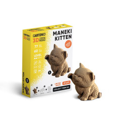 Integet� cica festhet� karton puzzle (Cartonic)