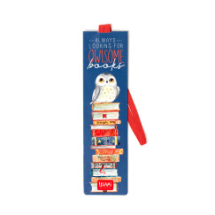 Baglyos k�nyves, gumis k�nyvjelz�, (LEGAMI - STATIONERY, 17,5x4,7 cm)