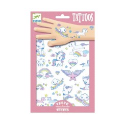 Unikornisok, tetov�l� matric�k (DJECO, 50 db, Unicorns)