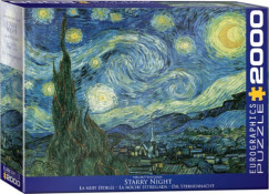 Vincent Van Gogh - Csillagos éjszaka, 2000 db-os puzzle (EUROGRAPHICS, 8220-1204)
