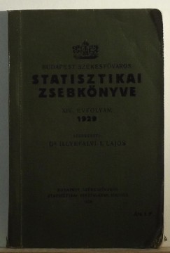Budapest Szkesfvros statisztikai zsebknyve 1929