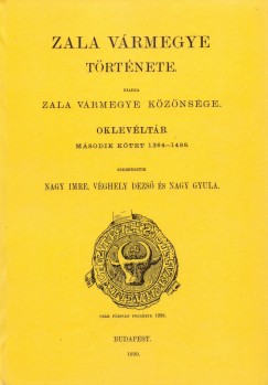 Zala vrmegye trtnete - Oklevltr II. 1364-1498