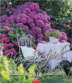 Virágzó kertjeink falinaptár 30x34 cm - 2026