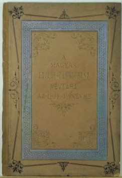 A magyar kegyes-tantrend nvtra az 1898/9. tanvre