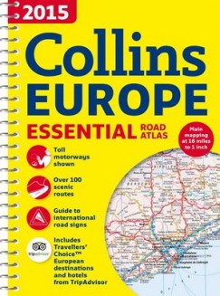 Collins Europe Essential Road Atlas 2015
