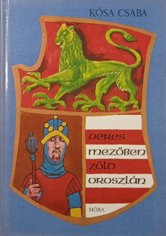 Veres mez�ben z�ld oroszl�n