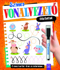 Sznes vonalvezet filctollal
