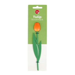 Tulipán könyvjelző, narancs