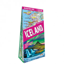 Izland trekking térkép