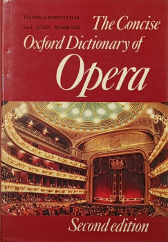The Concise Oxford Dictionary of Opera