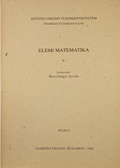 Elemi matematika V.