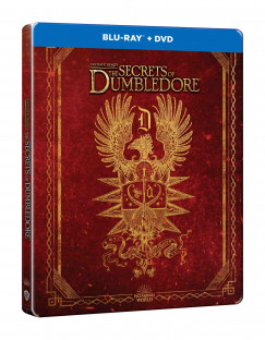 David Yates - Legends llatok - Dumbledore titkai - "Crest" steelbook - Blu-ray + DVD