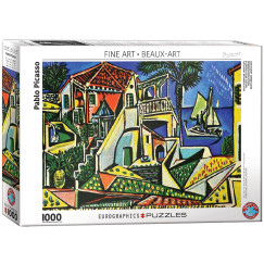 Pablo Picasso - Mediterr�n t�j, 1000 db-os puzzle (EUROGRAPHICS, 6000-5854)