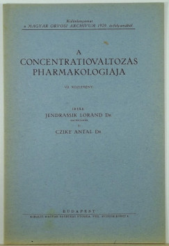 A concentrativltozs pharmakologija