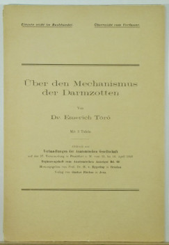 Tr Imre - ber den Mechanismus der Darmzotten