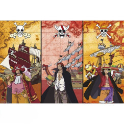 One Piece- Capit�nyok �s haj�ik poszter