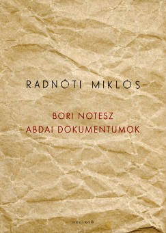Radnti Mikls - Bori notesz