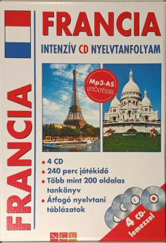 Francia intenzív CD nyelvtanfolyam + 4 CD