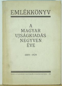A magyar ujsgkiads negyven ve 1889-1929