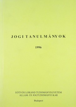 Jogi tanulmnyok 1996