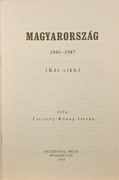 Magyarorszg 1945-1947