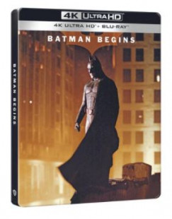 Christopher Nolan - Batman Kezddik - steelbook - 4K UltraHD + Blu-ray