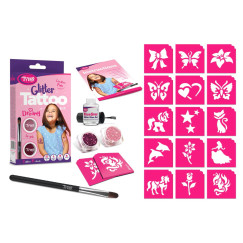 Dreamy Csill�mtetov�l�s szett (Tytoo, ragaszt�, ecset, 2 db csill�mpor, 15 db sablon)