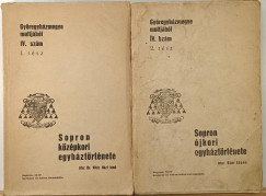Sopron kzpkori egyhztrtnete I-II.