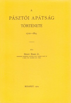 A pszti aptsg trtnete II. 1702-1814