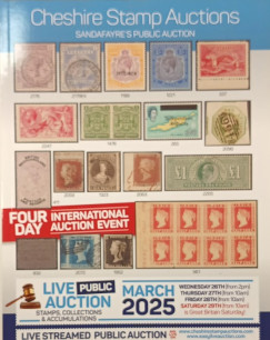 Cheshire Stamp Auctions - March 2025