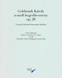 Goldmark Kroly - A-moll hegedverseny op. 28