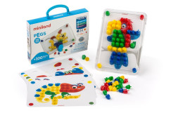 P�tyi szett - �llatos II., 20mm, 100db-os, b�r�ndben, Miniland