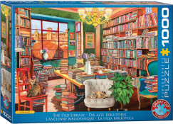 Guido Borelli - A r�gi k�nyvt�r, 1000 db-os puzzle (EUROGRAPHICS, 6000-5888)