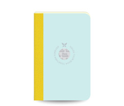 Flexbook Smartbook vonalas jegyzetfüzet világoskék-zöld, 9 × 14 cm, vászongerincű kivitelben