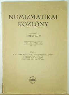 Numizmatikai kzlny - 1959-1960