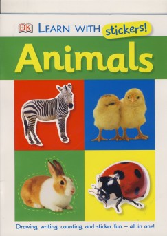 Dorling Kindersley   (sszell.) - Learn with stickers! - Animals